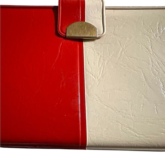 Vintage Vinyl Wallet 1970's red, white and blue. Dart Mfg company Dallas Tx. - Picture 10 of 12